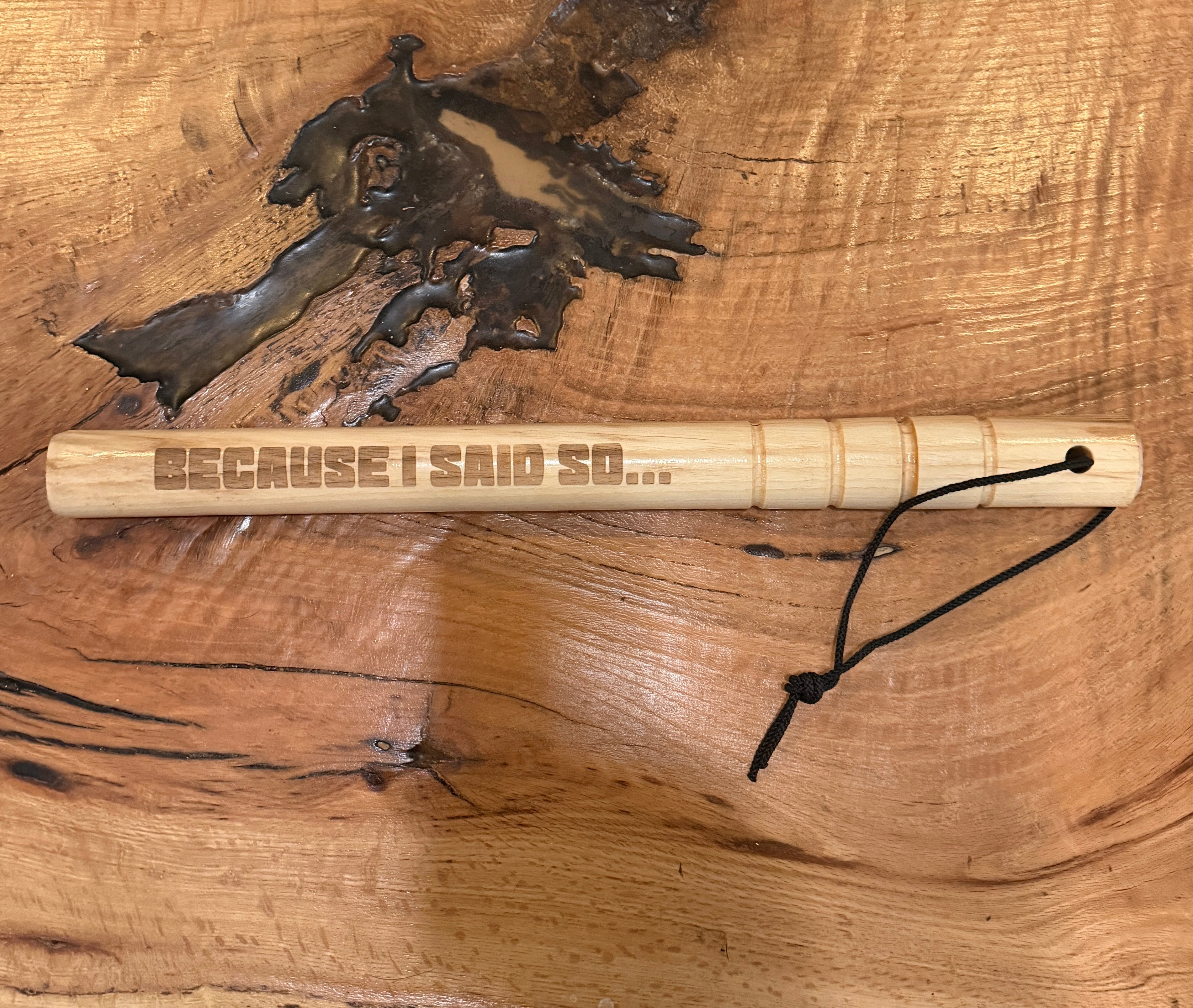 Hickory Stick Tire Thumper - Engraved Designs