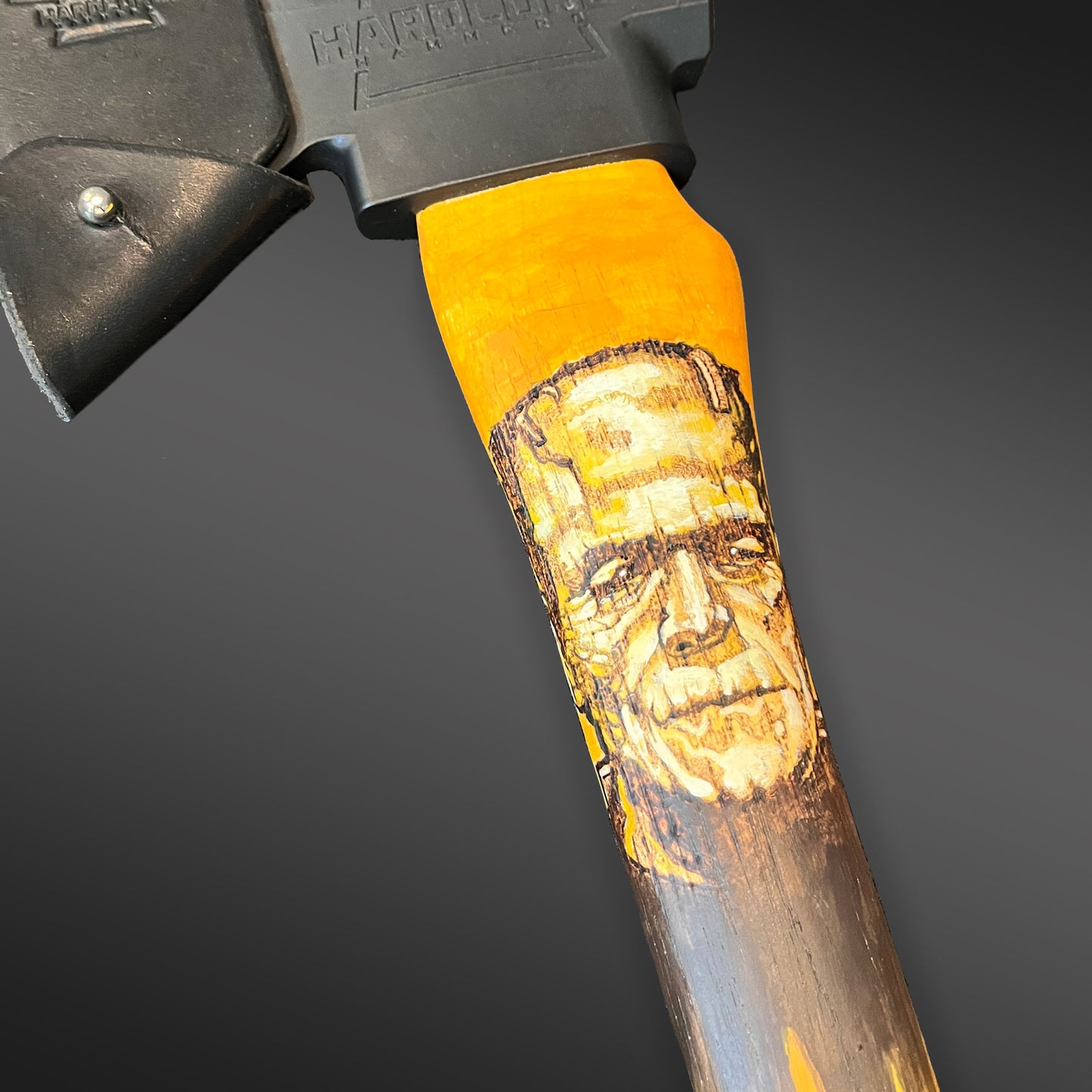 Frankenstein Monster Raptor Axe - Artwork